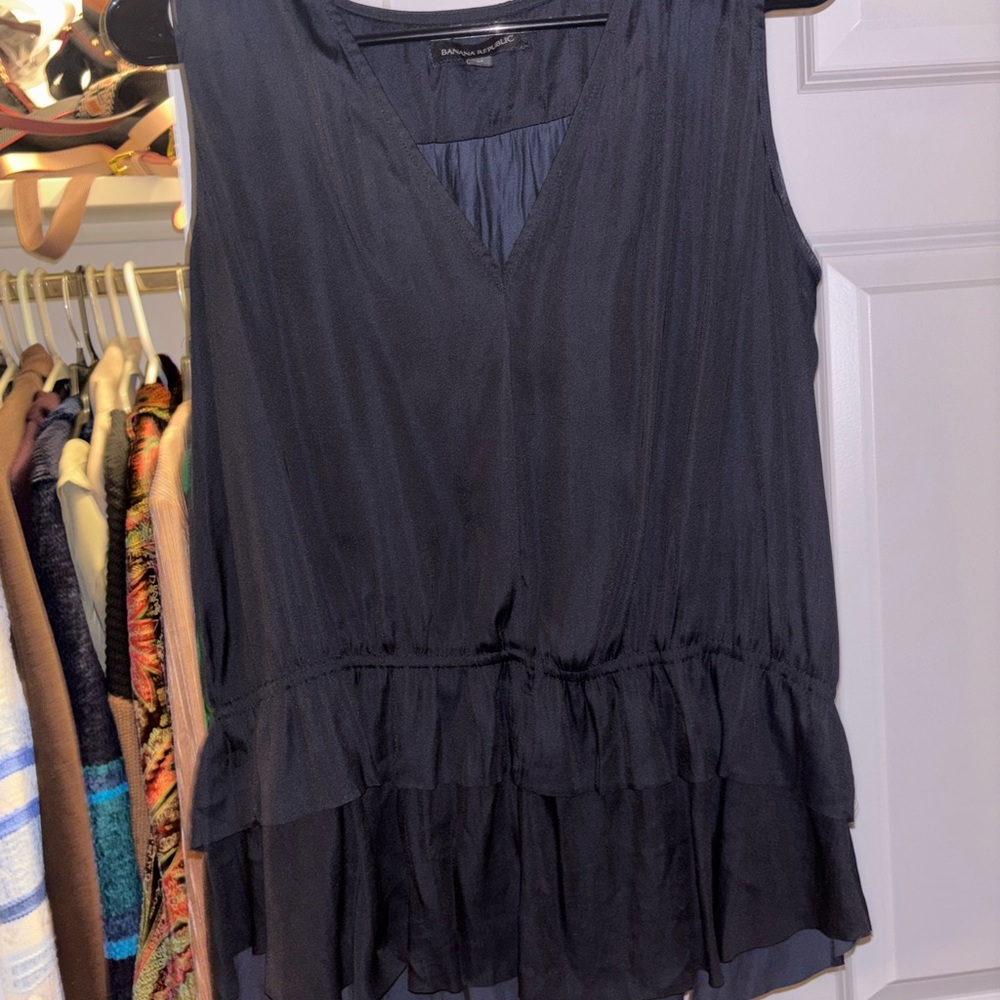 Elegant Black Sleeveless Top
